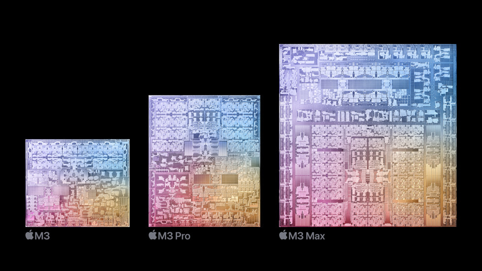 مواصفات معالجات Apple M3